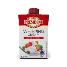 PRESIDENT WHIPPING CREAM 200ml